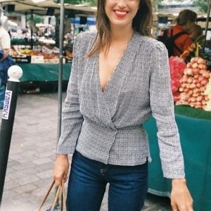 Rouje Blue Elisa Blouse